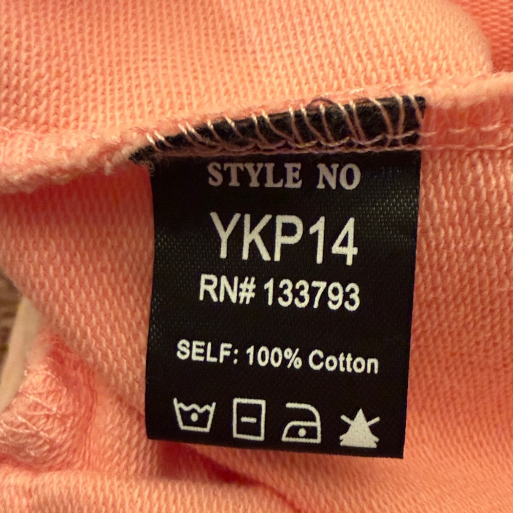 POL Pink color block cotton French terry gauze distressed drawstring joggers NEW - Picture 16 of 16